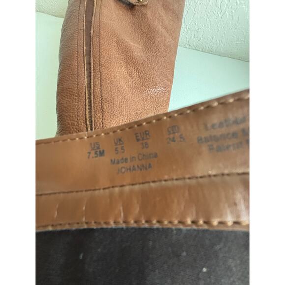 Naturalizer Johanna Brown Leather Knee High Riding Boots Wide Shaft Size 7.5 - Picture 11 of 12